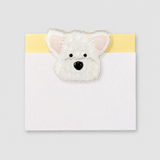 Dog Head Pattern Paper Clip: Border / F