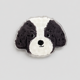 Dog Head Pattern Paper Clip: Border / F