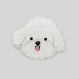 Dog Head Pattern Paper Clip: Border / F