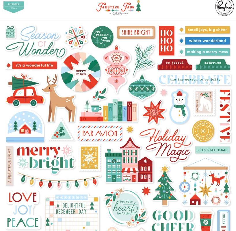 Pink Fresh Festive Fun Ephemera