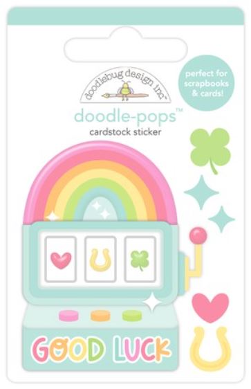 Doodlebug Lucky Me Doodle Pops 3D Stickers