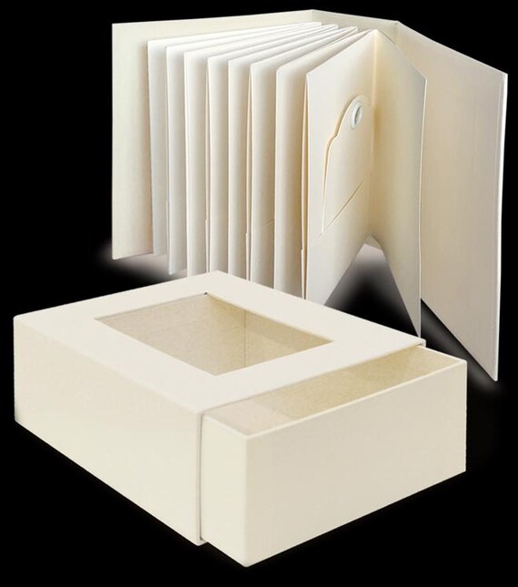 Graphic 45 ATC Album with Matchbook Box — Ivory