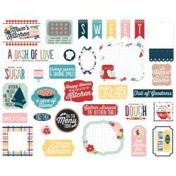 Echo Park Ephemera Icons, Mom's Kitchen