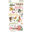 Simple Vintage Spring Garden - 6x12 Chipboard Sticker