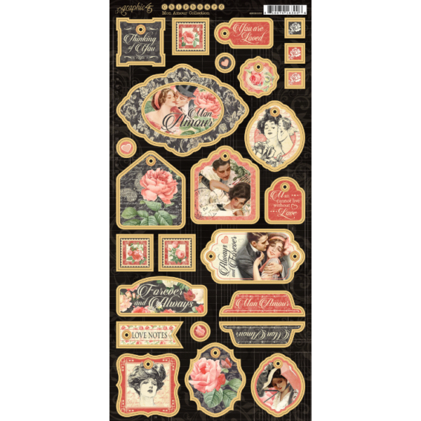 Mon Amour Chipboard