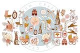 Craft Consortium Nostalgia Chipboard Ephemera