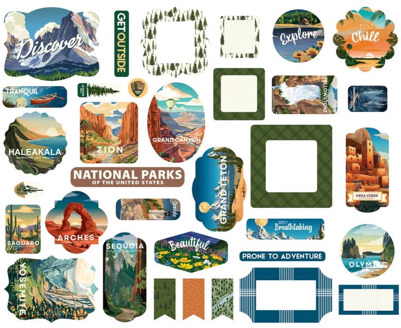 Carta Bella National Parks No. 2 Ephemera