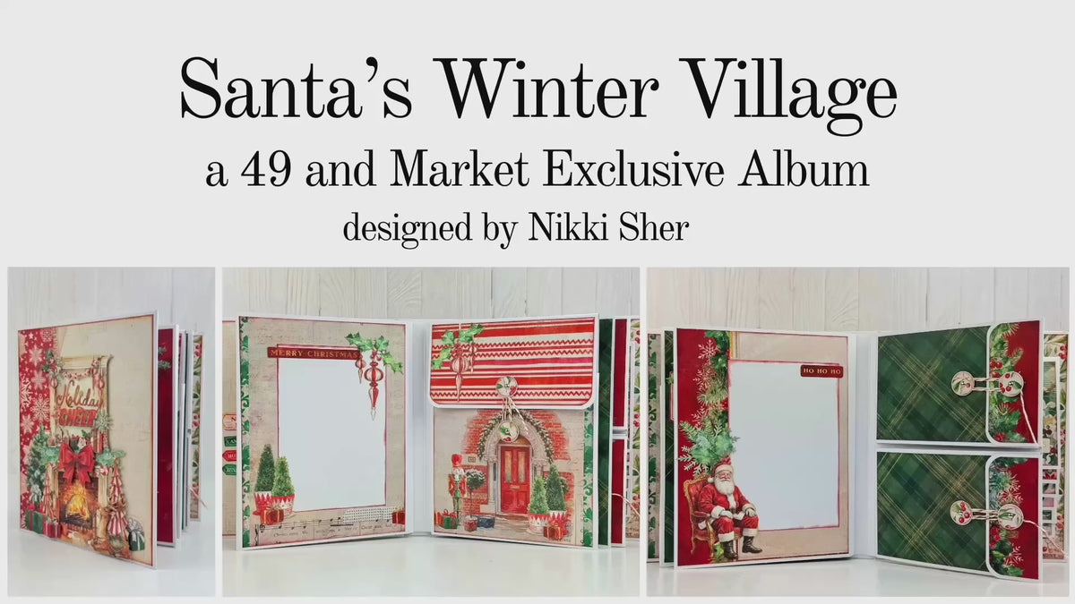 Santa’s Winter Village Album Kit | 49 & Market