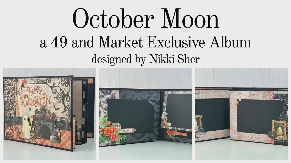 49 & Market October Moon Album Kit by Nikki Sher