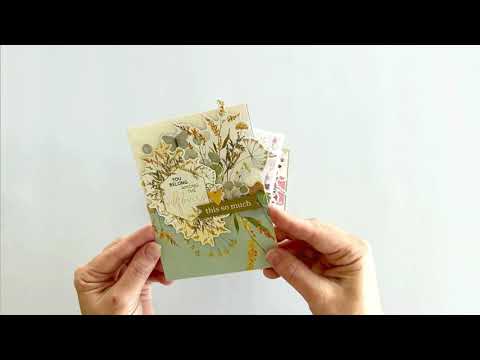 Simple Vintage Meadow Flowers Card Kit