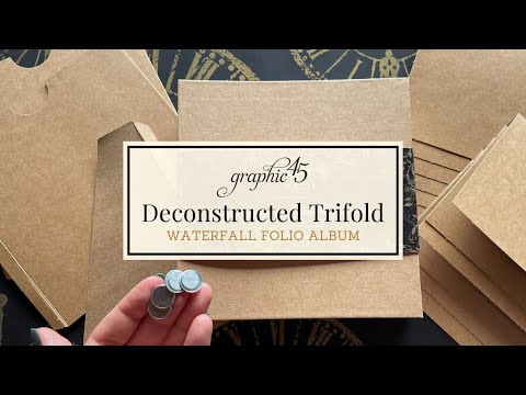 Deconstructed Trifold Waterfall Folio Album – Kraft