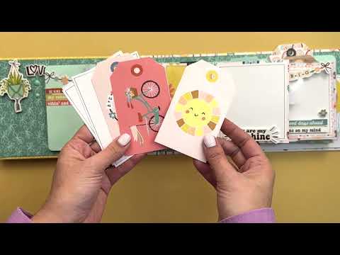 Boho Sunshine 4x6 Flipbook with Chipboard Cover