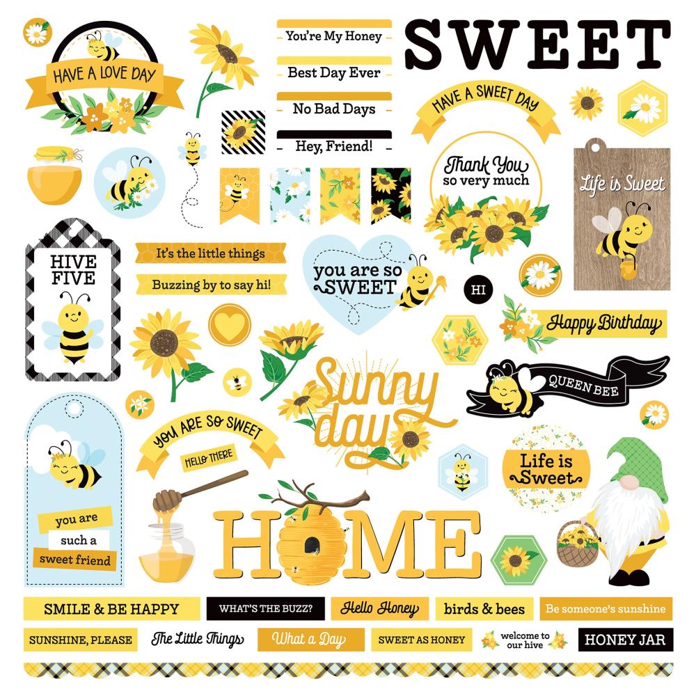 Sweet as Honey 2 Stickers 12"X12"