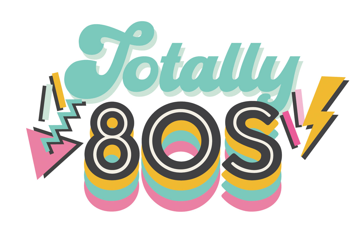 SIMPLE STORIES TOTALLY 80'S  PAGE KIT
