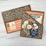 Graphic 45 Card Class Series  - Take the Scenic Route Peel Back Card Kit