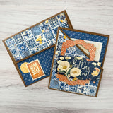 Graphic 45 Card Class Series  - Take the Scenic Route Peel Back Card Kit