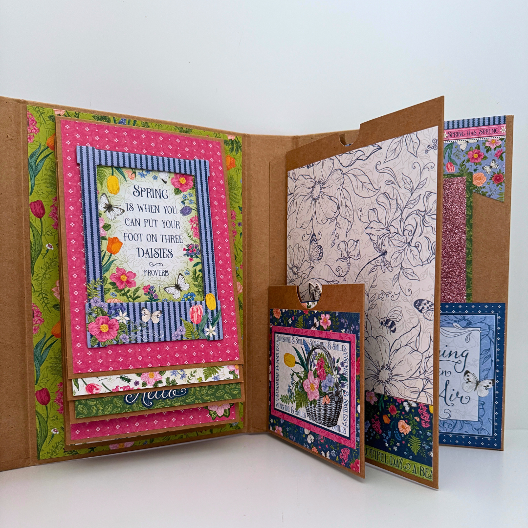Graphic 45 Class Series Vol  2  2025 - Spring is in the Air – Interactive Folio Album