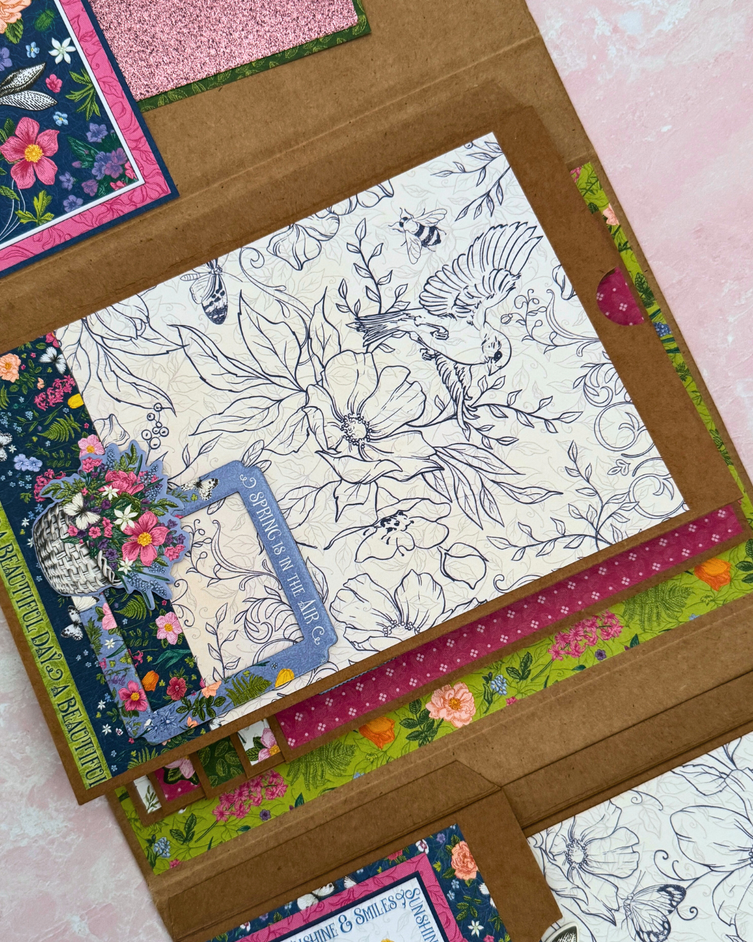 Graphic 45 Class Series Vol  2  2025 - Spring is in the Air – Interactive Folio Album