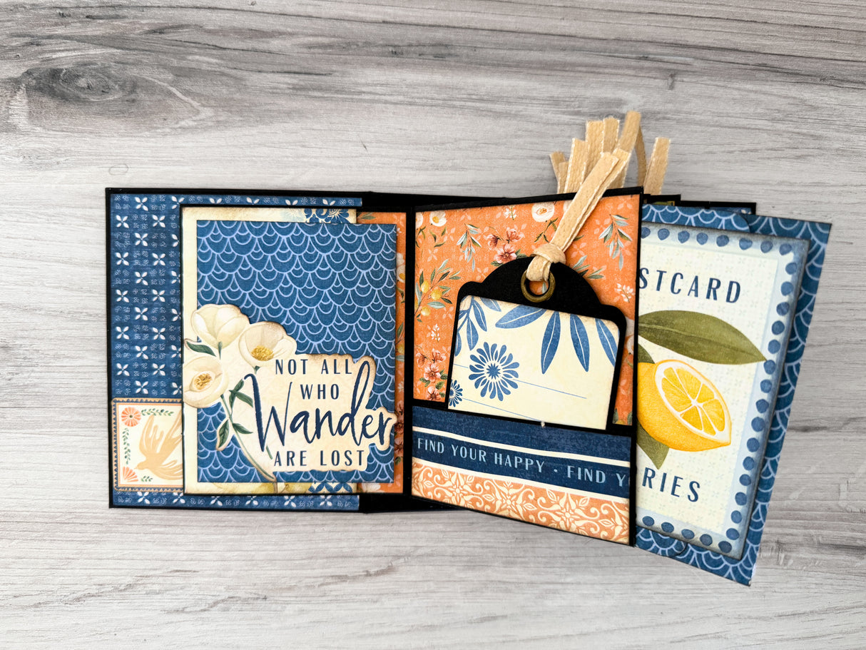 Graphic 45 Class Series - Take the Scenic Route Album Kit