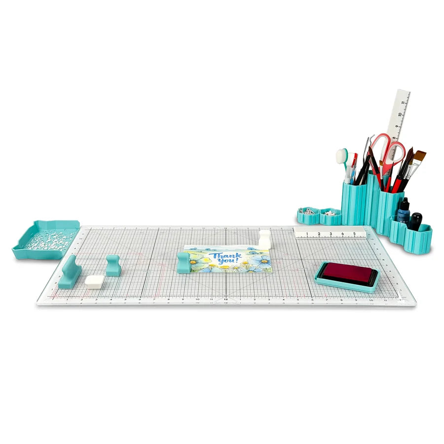 Scrapbook Magnetic Glass Craft Mat  -  Sparkle Scrapbook Mat