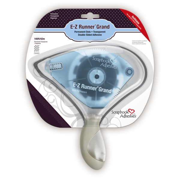 Scrapbook Adhesives E-Z Runner Grand Permanent Dots Refillable Dispenser