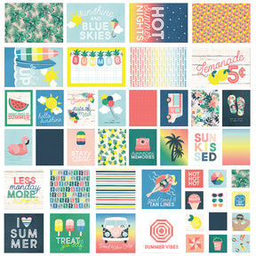 SUNSHINE AND BLUE SKIES SN@P! CARDS by SIMPLE STORIES