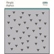 Bro & Co Retro Triangle 6x6 Stencil