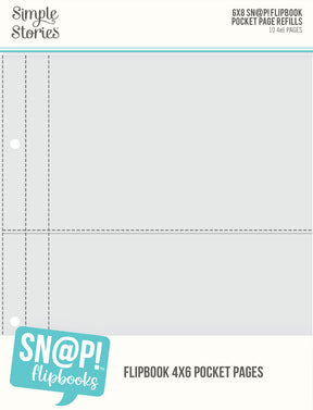 4x6 Pack Refills 6x8 SN@P! Flipbook Pages
