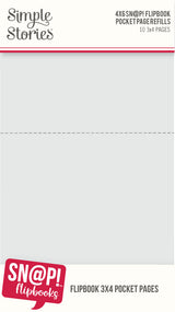 3x4 Pack Refills 4x6 SN@P! Flipbook Pages