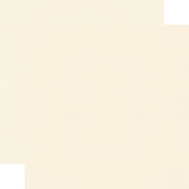 Color Vibe 12x12 Textured Cardstock - Cream