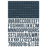 Color Vibe Collection - Sticker Book - Alphabet - Darks