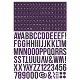 Color Vibe Collection - Sticker Book - Alphabet - Darks