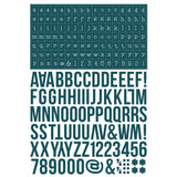 Color Vibe Collection - Sticker Book - Alphabet - Darks