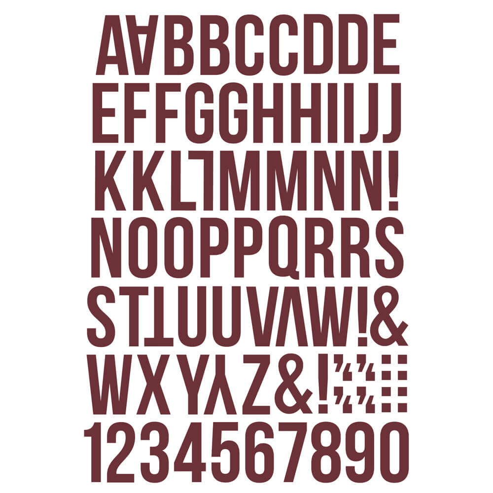 Color Vibe Collection - Sticker Book - Alphabet - Darks