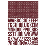 Color Vibe Collection - Sticker Book - Alphabet - Darks