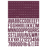 Color Vibe Collection - Sticker Book - Alphabet - Darks