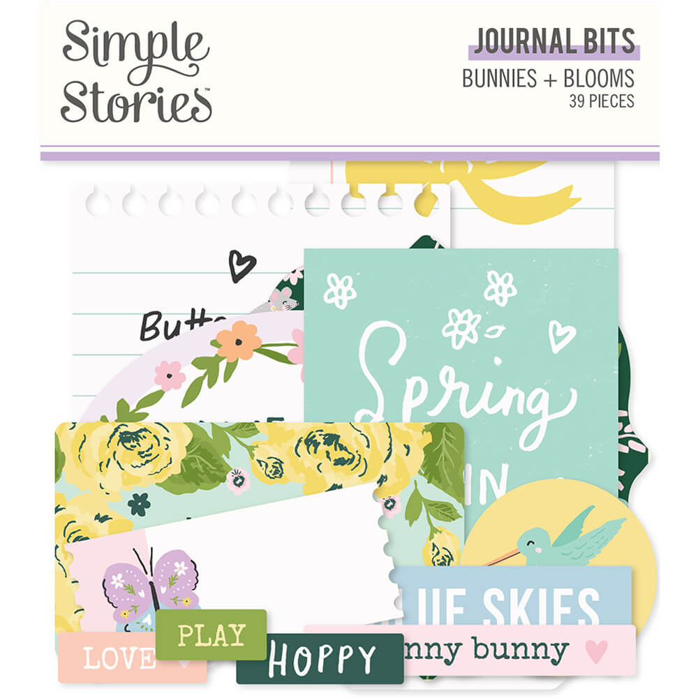 Bunnies + Blooms Journal Bits