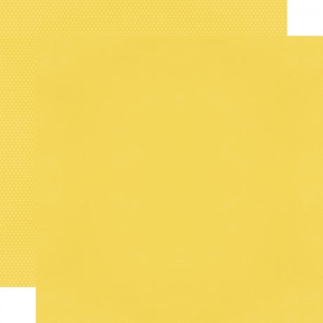 Color Vibe 12x12 Textured Cardstock - Daffodil