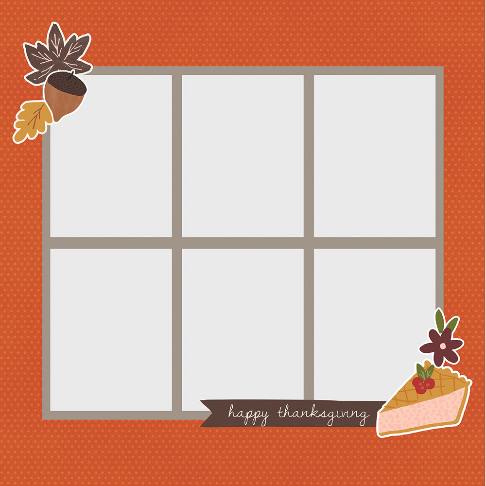 Simple Pages Page Pieces - Thanksgiving