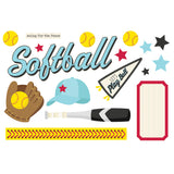 Simple Pages Page Pieces - Softball