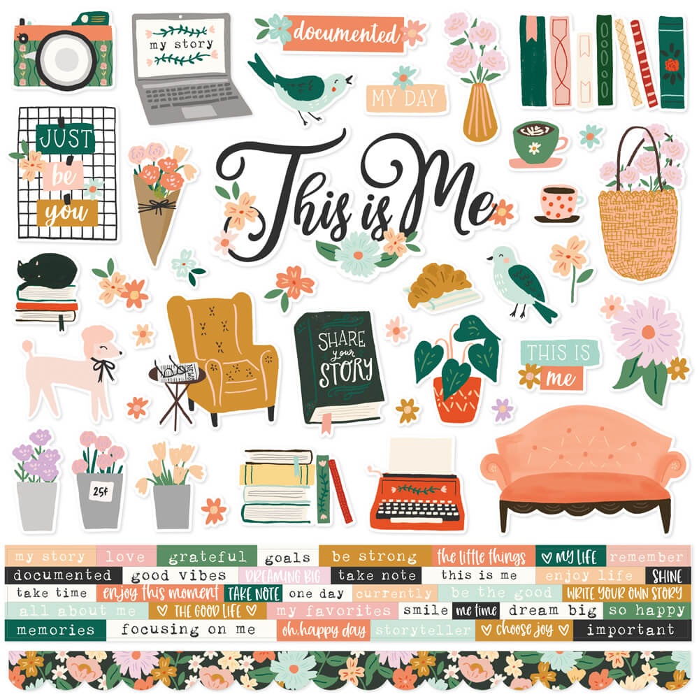 My Story - Cardstock Stickers
