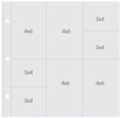 DESIGN 5 - 4X6 VERTICAL & 3X4 HORIZONTAL POCKET PAGES