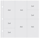 DESIGN 5 - 4X6 VERTICAL & 3X4 HORIZONTAL POCKET PAGES