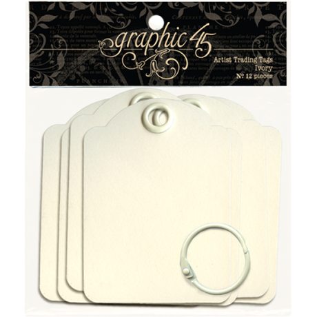 Artist Trading Tags – Ivory