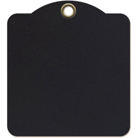 Square Tags - Black