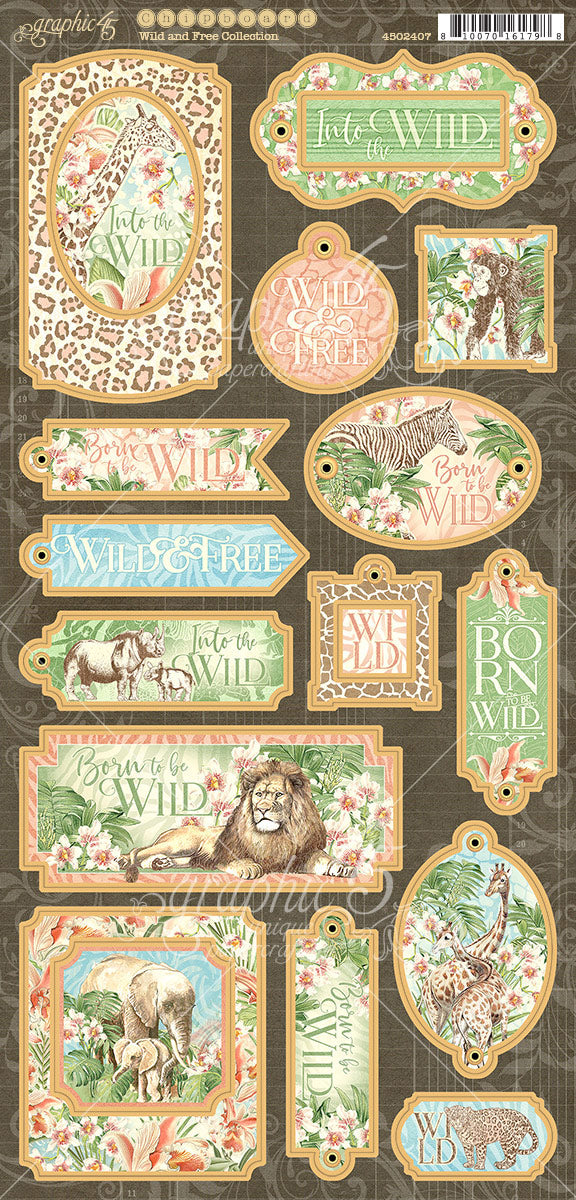 Wild & Free Chipboard