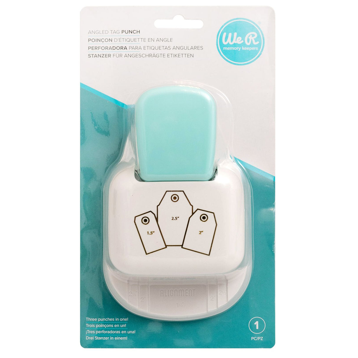 We R Memory Keepers - Angled 3-In-1 Punch Tag