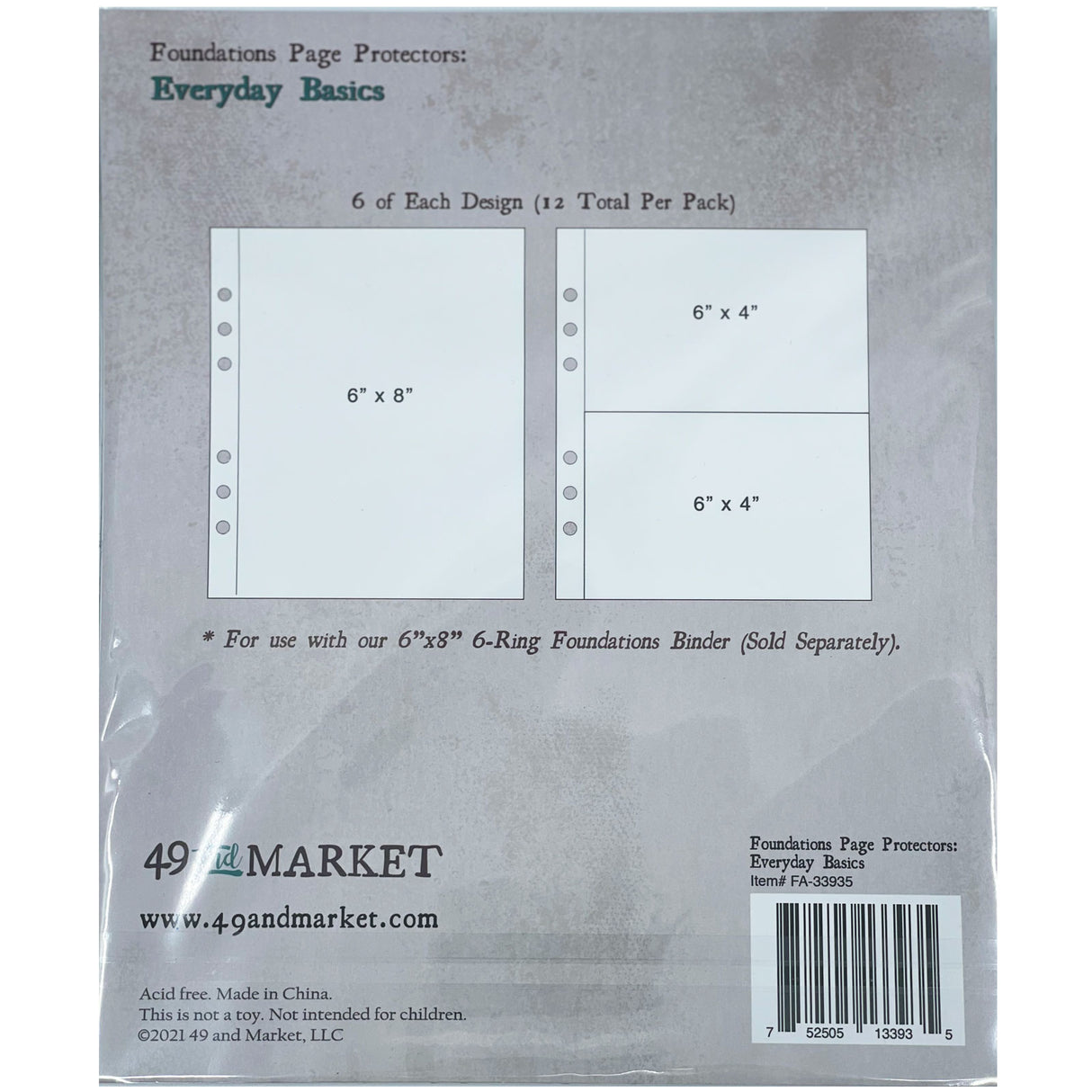 Foundations Page Protectors - Everyday Basics
