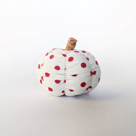 Tray Decor - Orange Spice Polka Dot Pumpkin