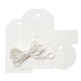 Art Walk Embossed Tag Kit 12/Pkg by Heidi Swapp